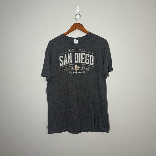 Y2K Westküste San Diego Kalifornien USA Urlaub T-Shirt Herren XL Delta weich