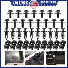 For Ford Truck Body Bolts & U-nut Clips - M6 35pcs Engine Cover Undertray Screws