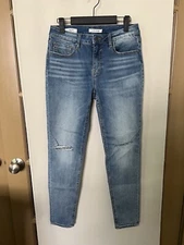 Vigoss Womens 29 Blue Medium Wash Jagger Skinny Jean