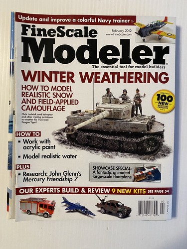 Model Mag Fine Scale Modeler Feb 2012 Dragon Tiger I Mercury Friendship 7