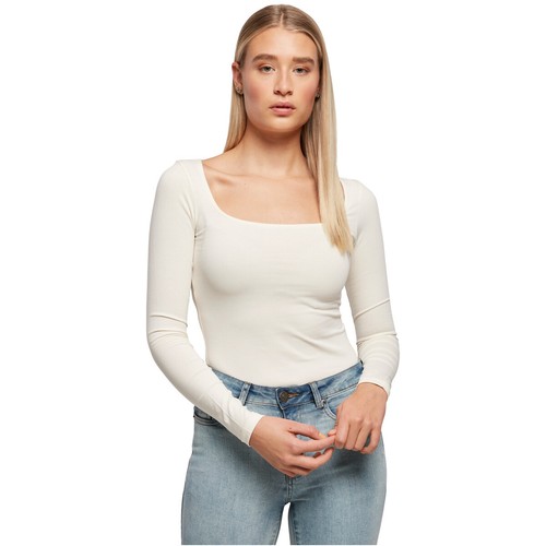 Urban Classics Ladies Organic Longsleeve Body Damen Einteiler Unterwäsche Jersey - Picture 5 of 53