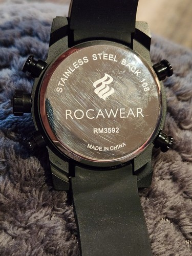 Rocawear Mens Oversized Ana-Digi Quartz Chrono Watch - RM3592. New 🔋.  - Picture 15 of 19