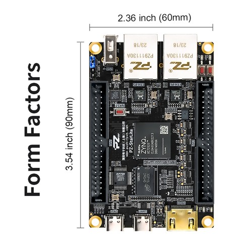 Puzhi FPGA Development Boards Core Boards Xilinx ZYNQ7010 7020 7000 MIPI - Picture 7 of 14