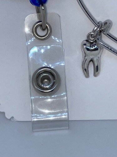 Dental Assistant Theme ID Badges & Bracelets Sets Handmade New - Picture 7 of 13