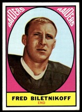 1967 Topps Fred Biletnikoff Oakland Raiders #106