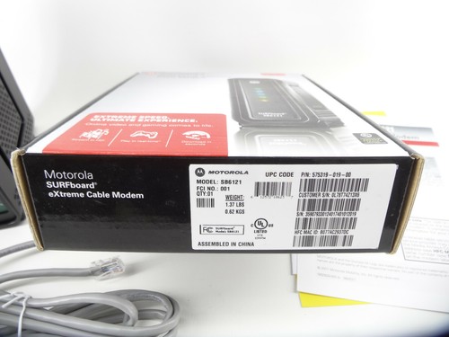 Motorola Arris SB6121 SURFboard DOCSIS 3.0 Cable Modem 200 Series Tested & Works - Picture 6 of 9