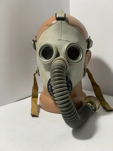 DP-6M Protection Gas Mask USSR Soviet 1986 size 3 vintage antique DP6M DP 6M - 第 1/8 張圖片