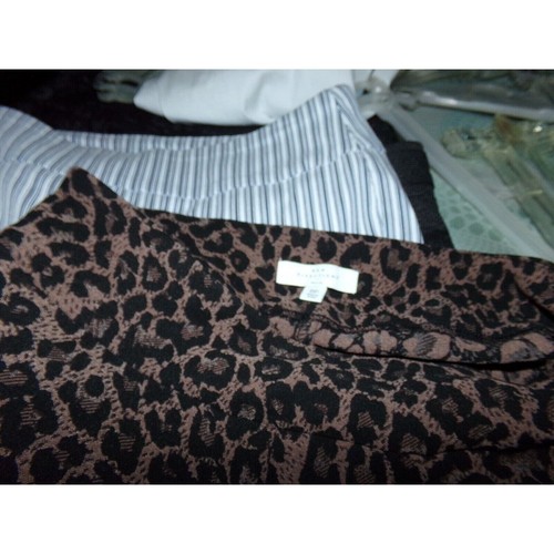 New Directions Petites leopard print pull on pants 8P EUC NO flaws at all Worn 1 - Picture 3 of 3