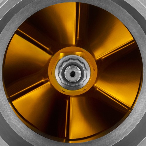 Billet Universal T3/T4 T04E T3 A/R .63 5 bolts Flange Turbocharger Oil Cooled - Picture 12 of 12