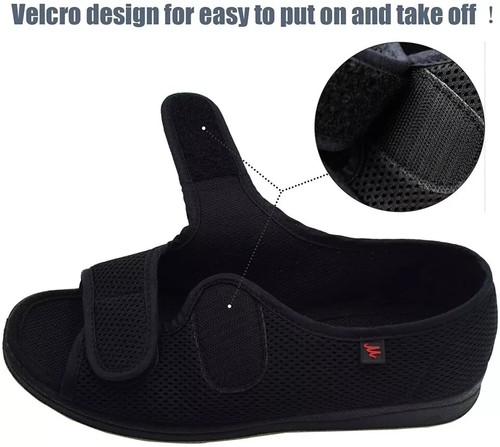 W&Lesvago Women's Diabetic Sandals-Adjustable Width Arthritis&Edema Shoes MS7008 - Picture 6 of 7