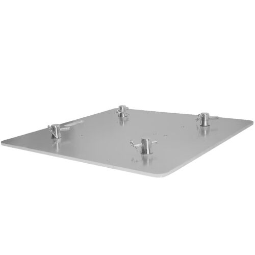 24 X 24in Silver Steel Truss Base Plate Conical Square Truss with Connectors - Picture 3 of 10