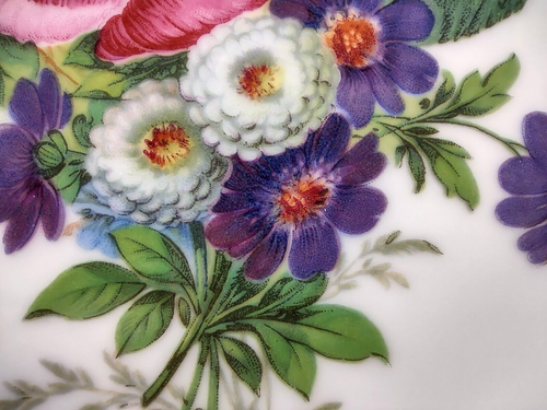 Vintage Josef Kuba JWK Fine Porcelain Decorative Floral Plate Gold Rim Germany - Picture 8 of 11