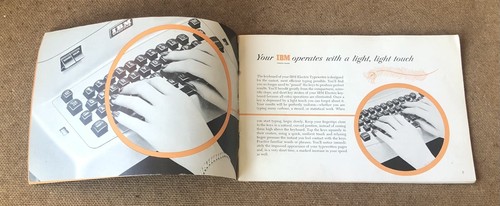 Vintage 1953 IBM Executive Electric Typewriter Owner’s Manual Illustrated Guide - Picture 16 of 21