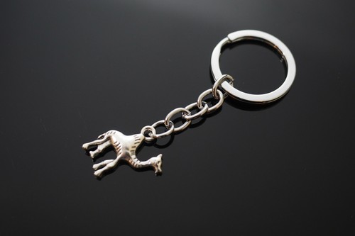 Camel Single Hump Bactrian Dromedary Silver Pendant Keychain Gift Key Chain - Picture 4 of 7