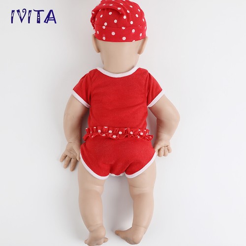 IVITA 21"" Platino Silicona Renacido Bebé Niño | Niña Silicona Muñeca Regalo Navidad - Imagen 17 de 33