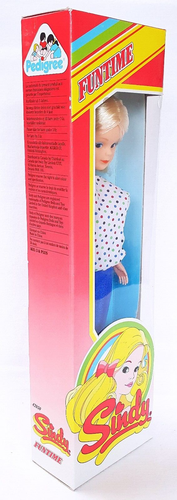 Pedigree England 1x SINDY 12" FUNTIME "DOT SHIRT" FASHION DOLL MIB`86 RARE! - Picture 3 of 5
