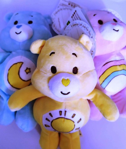 CARE BEARS BABY 8 ZOLL WEICHES PLÜSCHTIER KUSCHELTIER TEDDY BEDTIME CHEER FUNSHINE BÄR SPIELZEUG - Bild 23 von 23