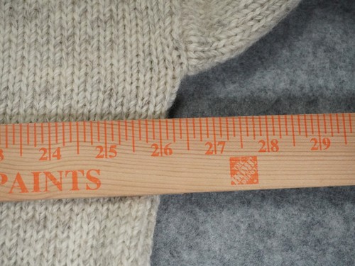 Knitworks Sweater Mens XXL 1/4 Zip Beige Collared Long Sleeve Pure New Wool - Picture 6 of 9