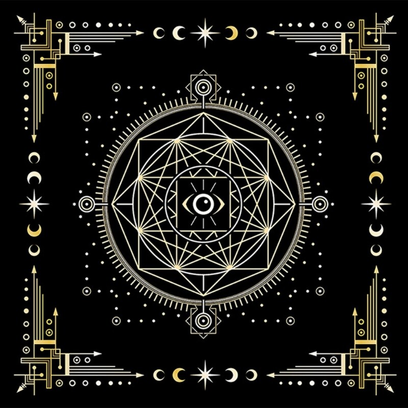Tarot Cards Tablecloth Altars Cloth Oracles Divinations Board Game Accessories - Picture 12 of 17