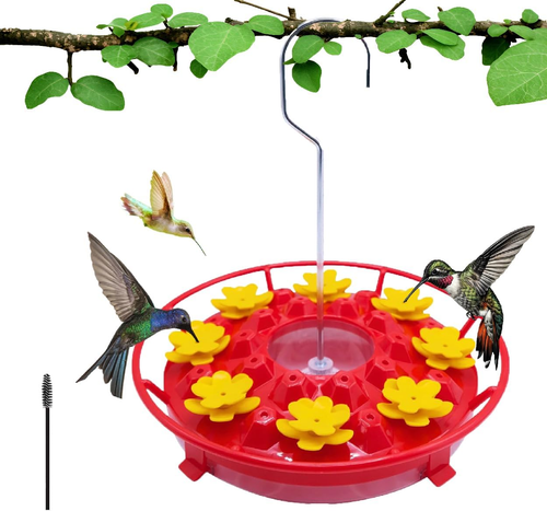 Hummingbird Feeders for Outdoors Hanging Ant and Bee Proof, 26 Feeding Ports Eas - Picture 10 of 12