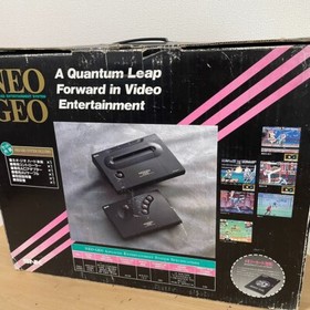 SNK NEO GEO AES Console System and controller Boxed Tested used
