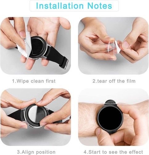 2 x For Huawei Watch GT3 Pro 46mm Tempered Glass Screen Protector Cover - 第 12/12 張圖片