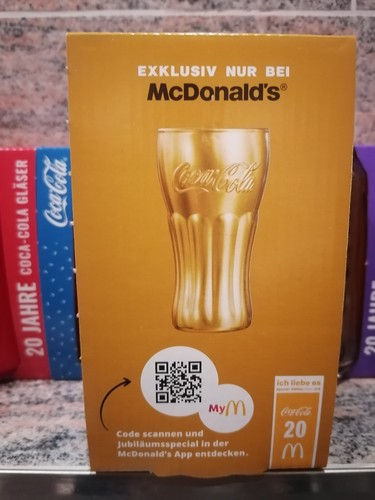 Mc Donalds Cola Gläser 2025 6erSet inkl Goldenem NEU & OVP DHLSaveBlitzVersand - Bild 4 von 6