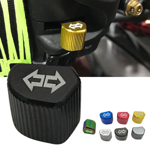 Universal Motorcycle Turn Signal Light Switch Control ON/OFF Button Cap Cover - Picture 3 of 18