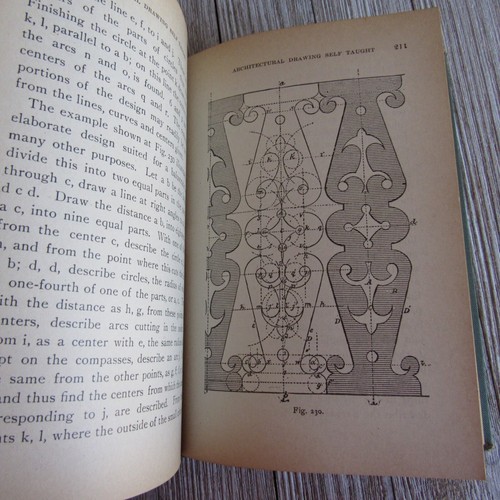 Vtg Builders' Architectural Drawing Self Taught Fred T. Hodgson 1917 HB - Imagen 12 de 13