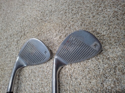 Confidence Carbon Steel 5612 Sand Wedge & 5208 Gap Wedges Steel Shaft R Flex - Picture 2 of 3