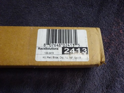 RackSolutions 1U 2/4 Post Server Rack Rail Kit - HP DL320 & DL360 Gen 8 & 10