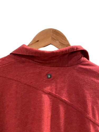 Volcom Collared Polo Shirt Red Mens Size Large Good Condition - Picture 8 of 10