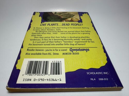 18th Print #2 Stay Out of the Basement Goosebumps Book Original Stine Old Cover - Picture 3 of 14