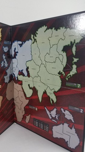 Risk 2008 Game Board Map ONLY Strategic Conquest Board Game Replacement - Picture 3 of 5