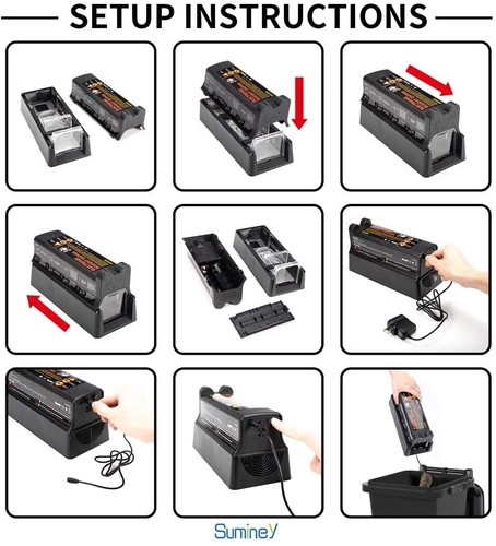 RATSAK Electronic Mouse Trap Control Rat Killer Pest Electric Rodent Zapper AU - Picture 8 of 12