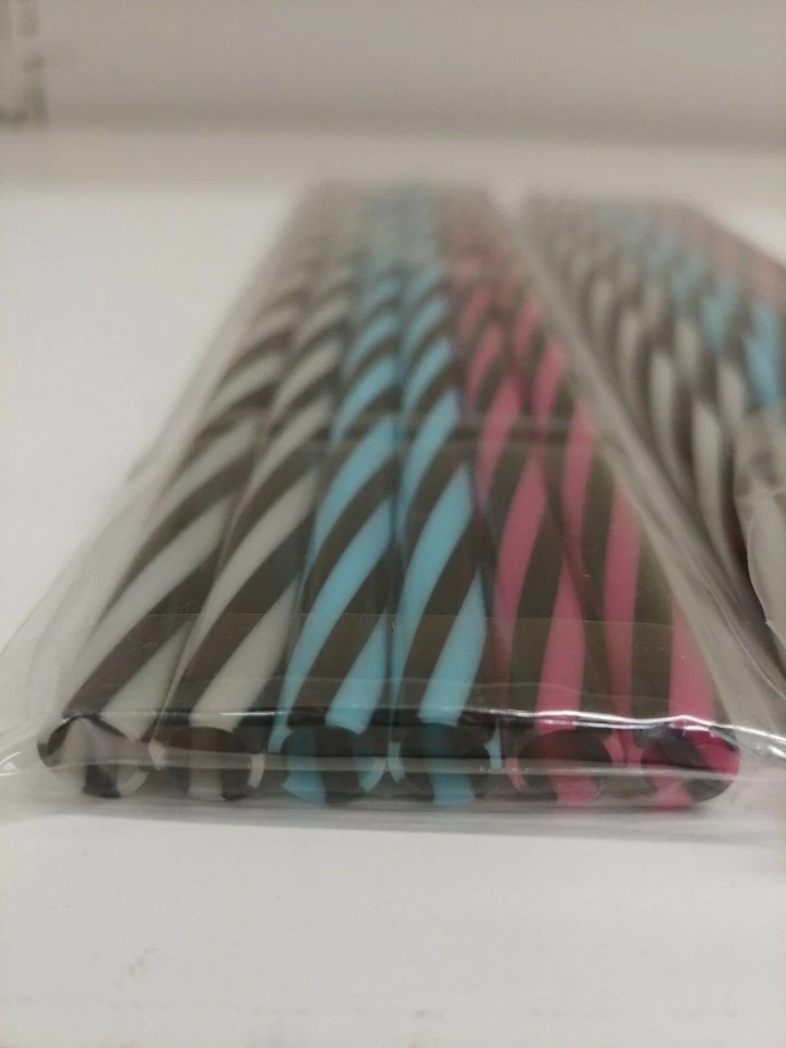 Nuevo 24 pajitas de plástico duro reutilizables IKEA Sommar tamaño batido Foto 4 de 4