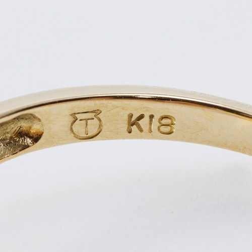 TASAKI Ring K18 yellow gold/diamond #3.9(US Size) 1.3g Women - Picture 7 of 8