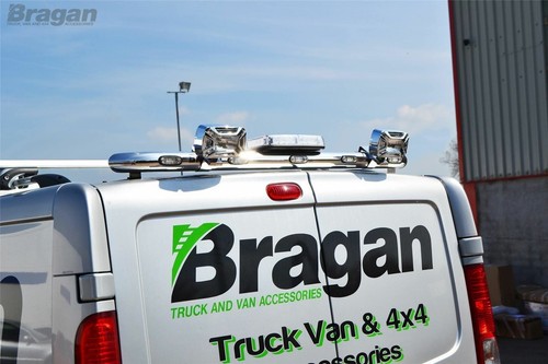 Dachträger hinten + Leuchtfeuer + 3 Funktions-LEDs x5 passend für Iveco Daily 2014 + Zubehör - Bild 6 von 12