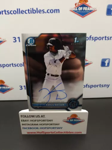 2022 BOWMAN CHROME KHALIL WATSON 1ST AUTO #CPA-KW