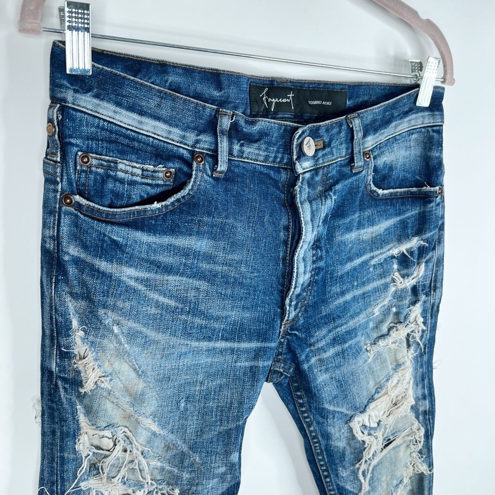 Fagassent damage skinny denim BYAKUYA 白夜 Fagassent damage skinny denim BYAKUYA 白夜 - メルカリ