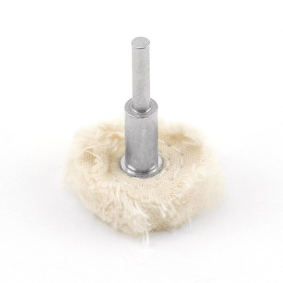 10pcs Abrasive Buffing Polishing Wheel Sheepskin Mini Brush for Dremel Rotary Tool