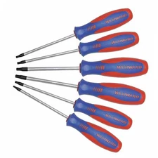 Westward 401L78 Screwdriver Set, 6 Pcs, Multicomponent