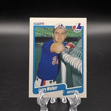 1990 Fleer Larry Walker Rookie Card A02630 **READ DESCRIPTION**