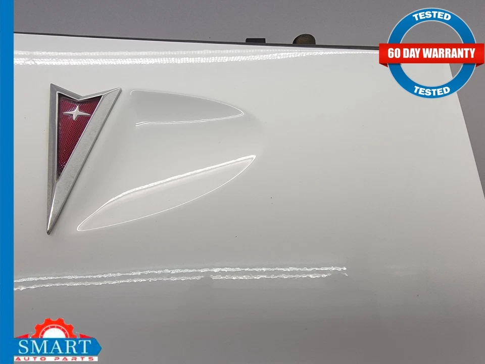 Guardabarros izquierdo Pontiac Solstice blanco conductor 06-09 OEM tiene abolladura Foto 4 de 4