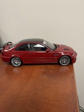 Kyosho 1:18 BMW M3 GTR Red Diecast Car Opening Hood/Doors/Trunk