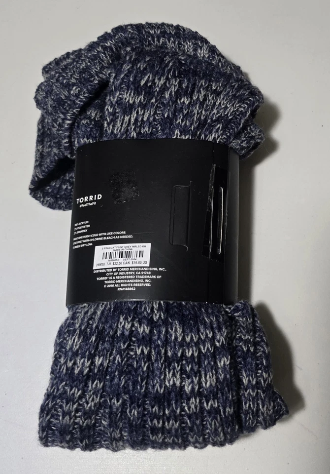 Nuevo Torrid Bota Hasta la Rodilla Calcetines Zapato Talla 7-9 Foto 2 de 4