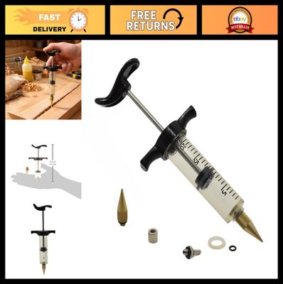 #ad High Pressure Glue Injector with 2 Brass Tips Precision Adhesive Tool for Craf $29.99