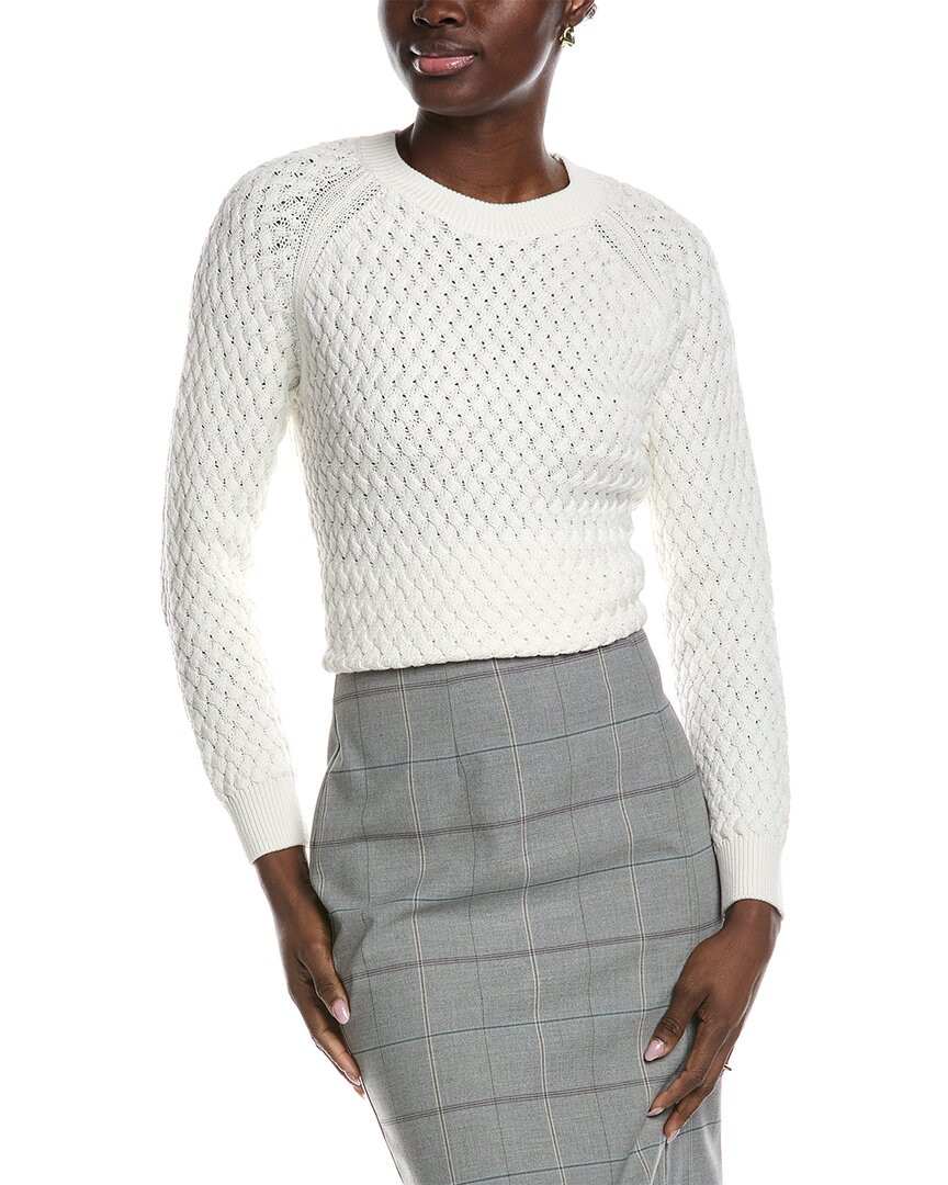 Женский вязаный свитер Boss Hugo Boss Fino Basketweave