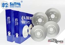 FRONT AND REAR BRAKE ROTOR SET GEOMET COATED FOR  MAXIMA  2009 - 2019