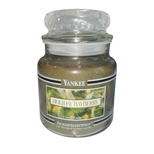 Yankee Candle Holiday Bayberry RETIRED  & RARE Black Band Jar/Candle 14.5 oz
